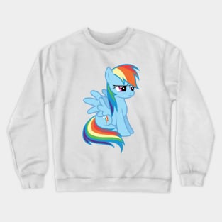 Rainbow Dash sitting Crewneck Sweatshirt